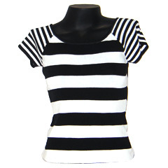 Ladies T-Shirt-Stripe